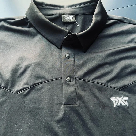 PXG Black Polo Shirt Classic Design - Picture 3 of 6